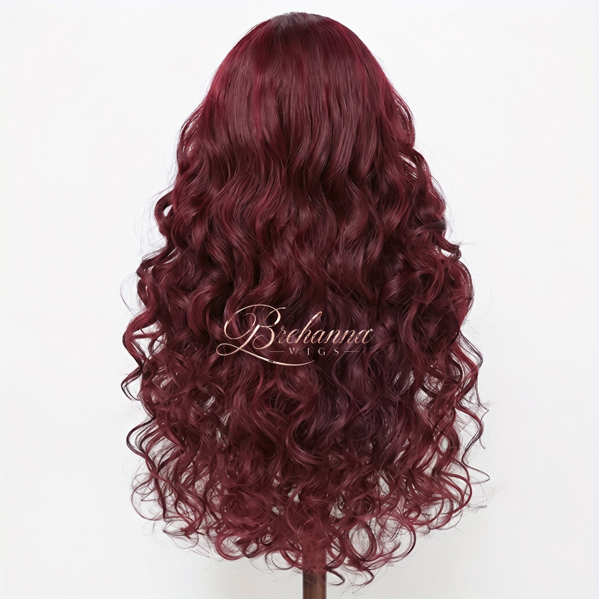 Perruque Loose Deep Bordeaux Ondulée 28 pouce. 13x5x1 lace front - Perruque ondulé longue de luxe résistante à la chaleur pour un style glamour