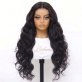 Perruque Loose Deep Noire Ondulée 28 pouce. 13x5x1 lace front - Perruque ondulé longue de luxe résistante à la chaleur pour un style glamour