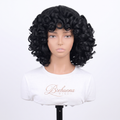 Perruque Sofia Noir Naturel | Boucles Glamour Courtes | Fibre Premium Futura Résistante à la Chaleur