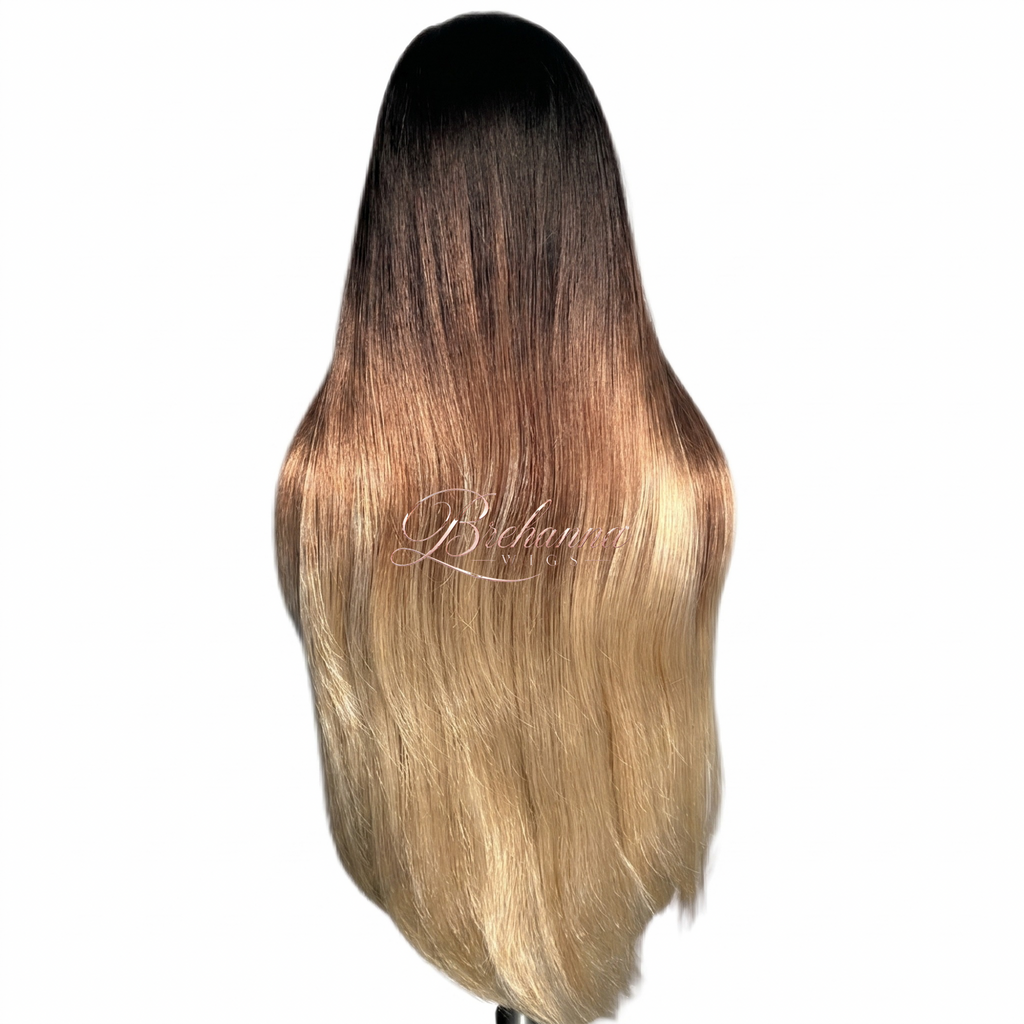 Perruques Kim Blonde 13x6 -Perruque longue de luxe 30 pouce résistante à la chaleur pour un style glamour